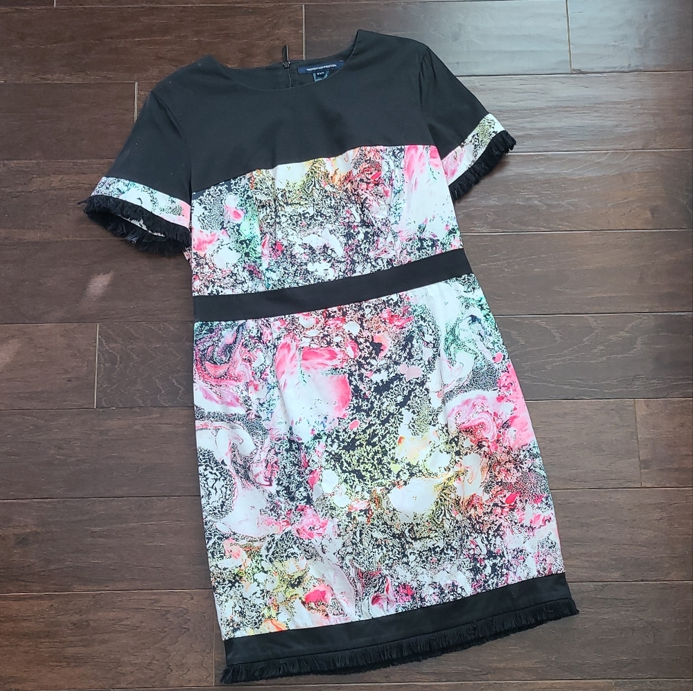 French Connection graphic print dress.